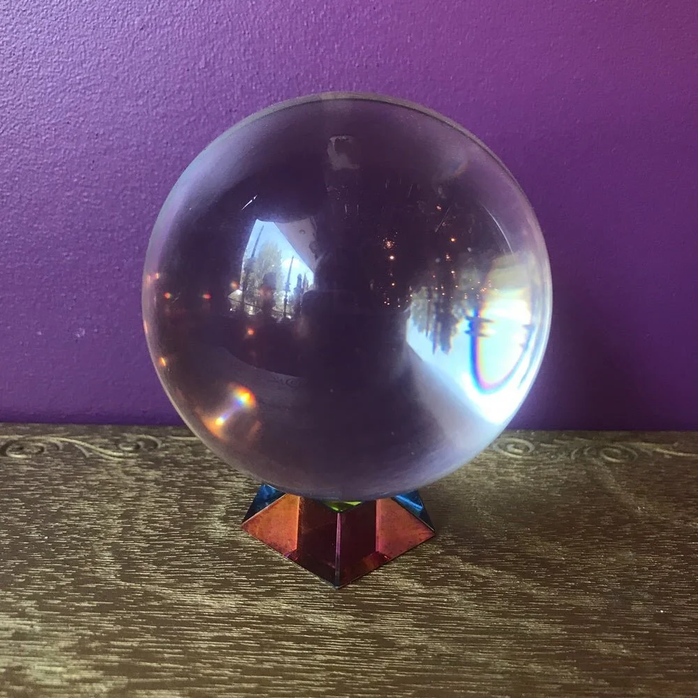 80MM CRYSTAL BALL — The Strange And Unusual